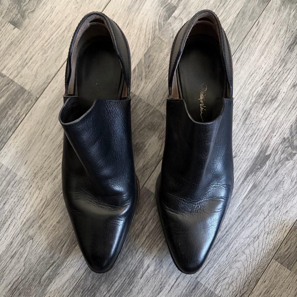 3.1 Phillip Lim Black Leather Ankle Boots - Picture 4 of 9